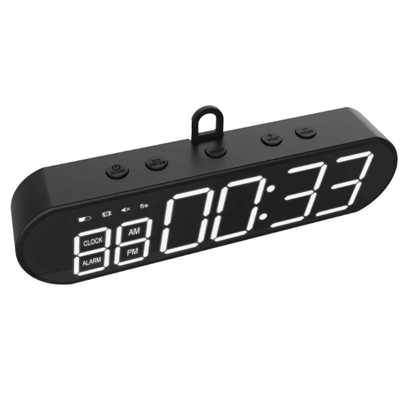 Large Gym Timer Clock Gym Stop Watch Count Down/Up, Workout Timer Interval Clock