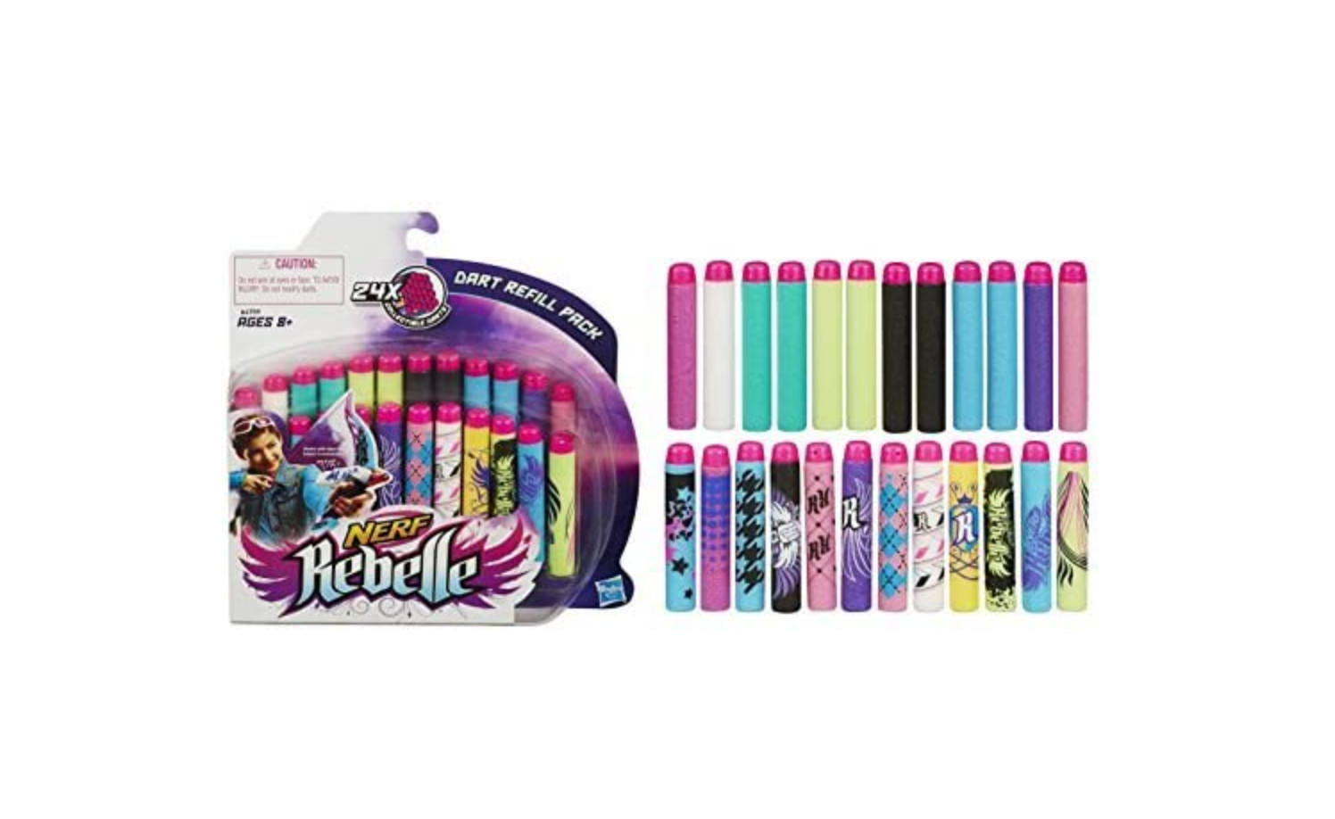 Nerf Rebelle Dart Refill 24 Pack - NEW