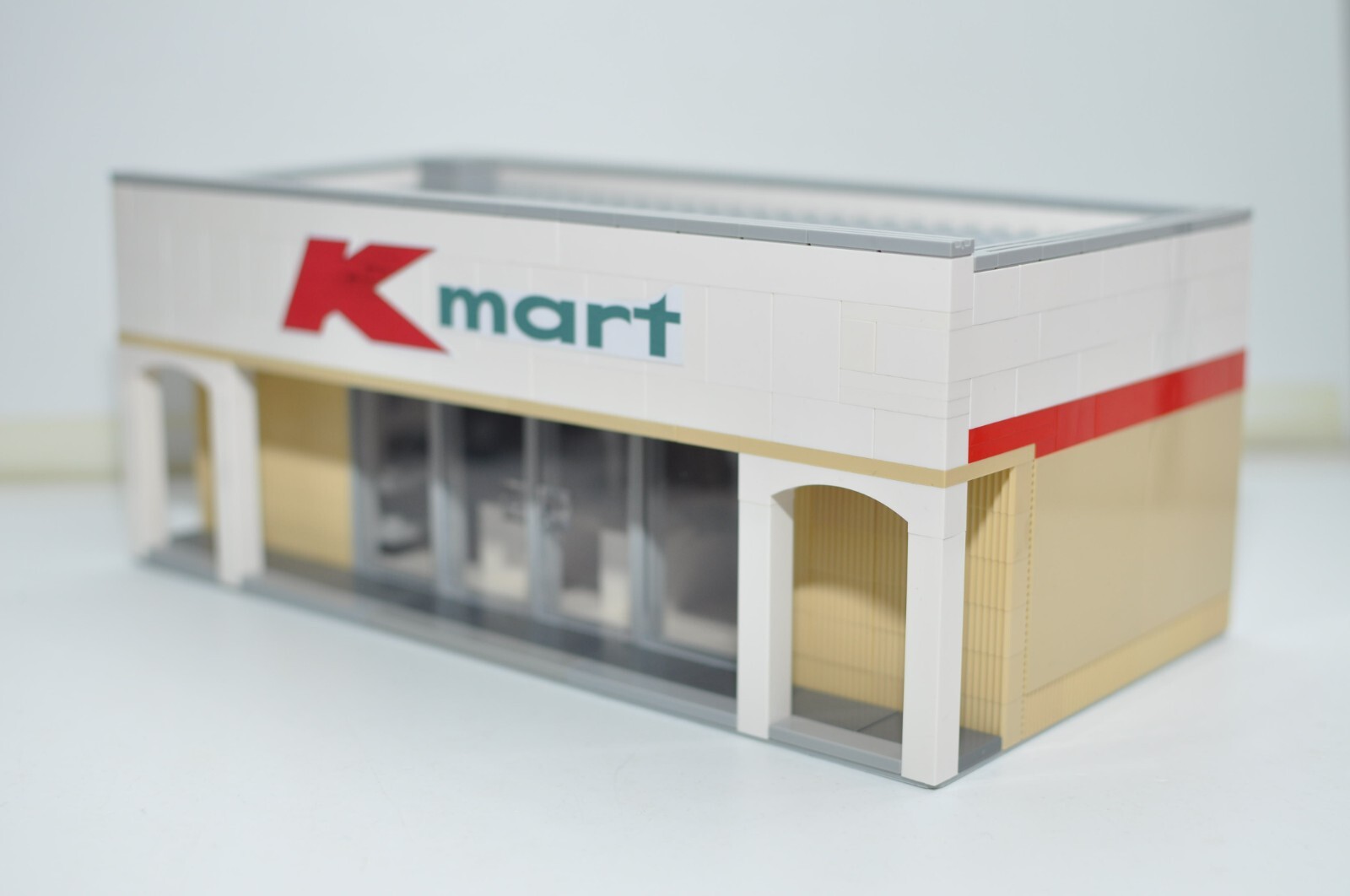 Custom Retail Store Model Built with Bricks