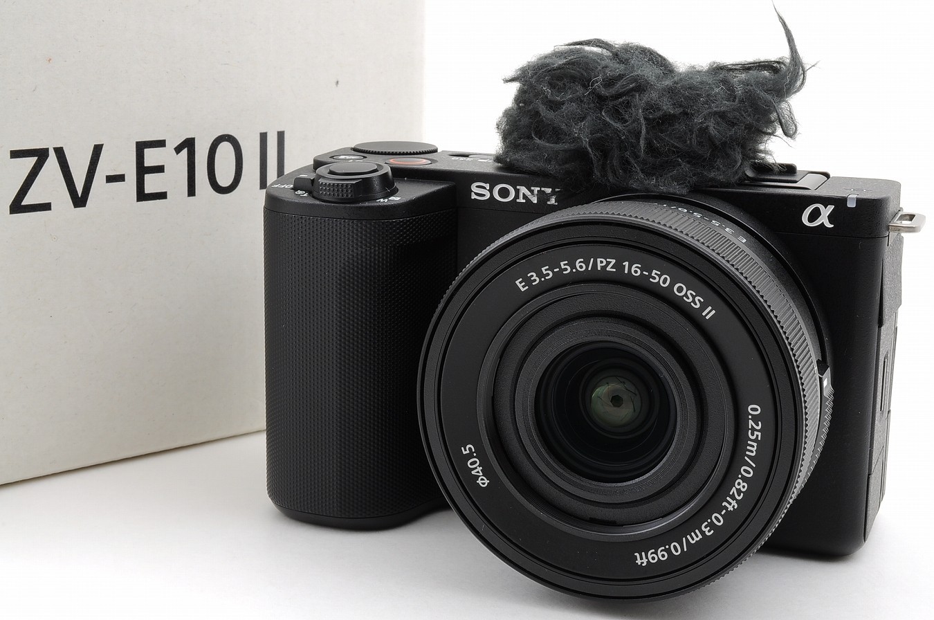 Sony ZV-E10 II Black 26MP Digital Camera w /16-50mm Lens English menu -N Mint-