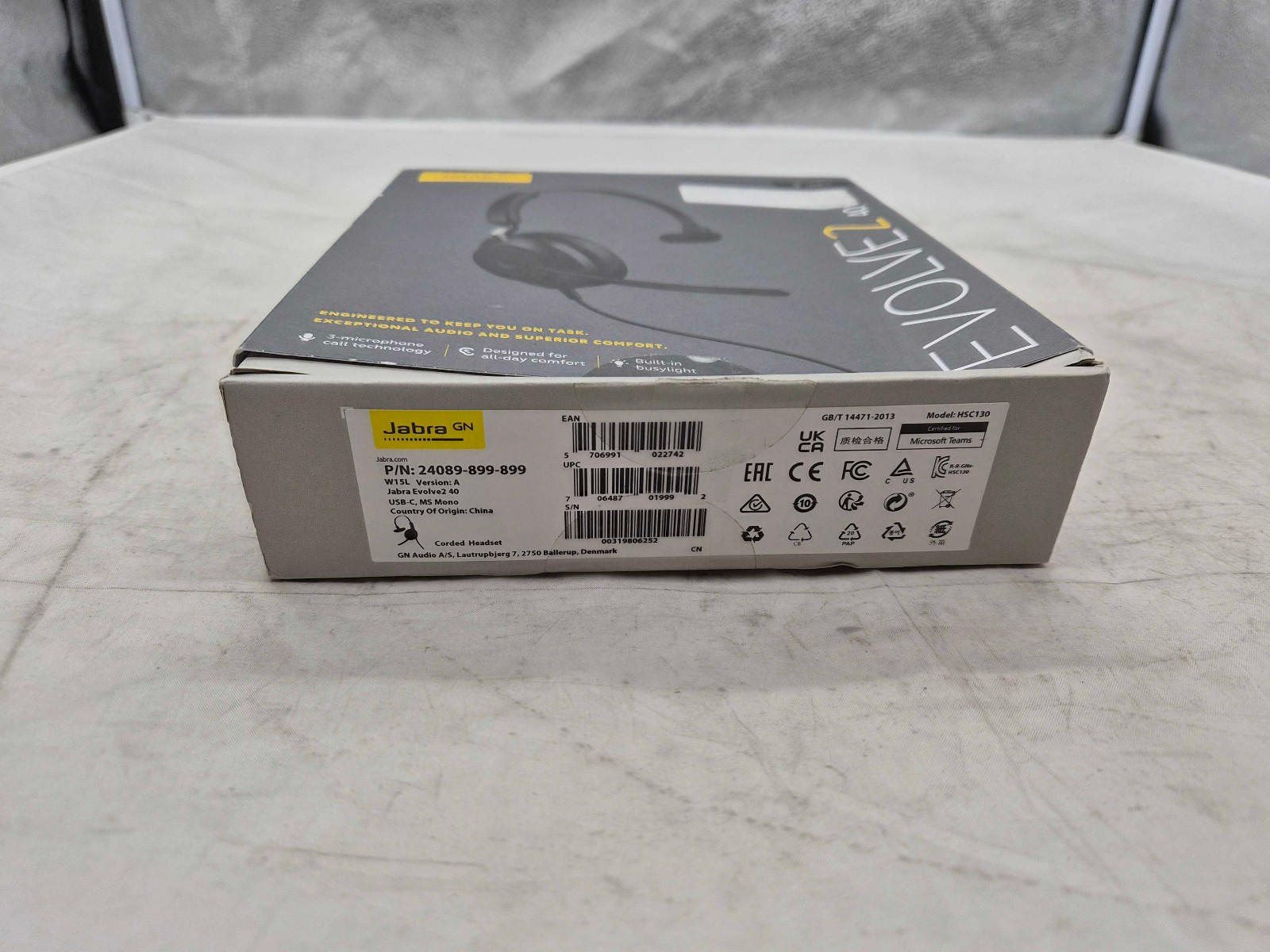 Jabra GN Evolve2 40 Corded Headset USB-C & Microphone H4