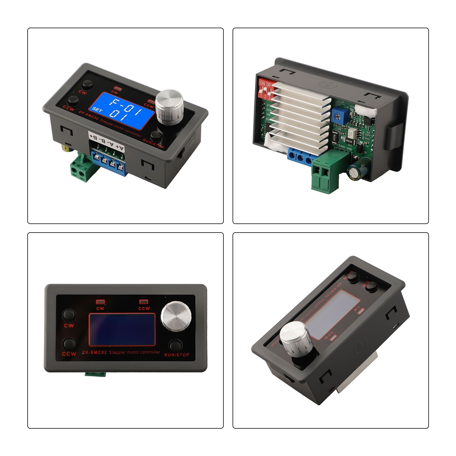 DC Stepper Motor Controller with Adjustable Speed and Direction Control