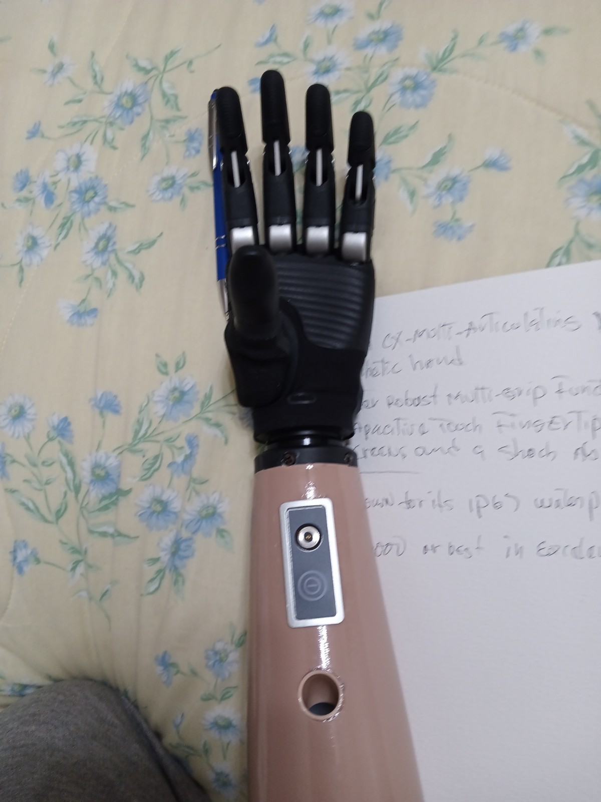 Touch Bionics i-Limb System Ottobock Myoelectric Prosthetic Hand Left