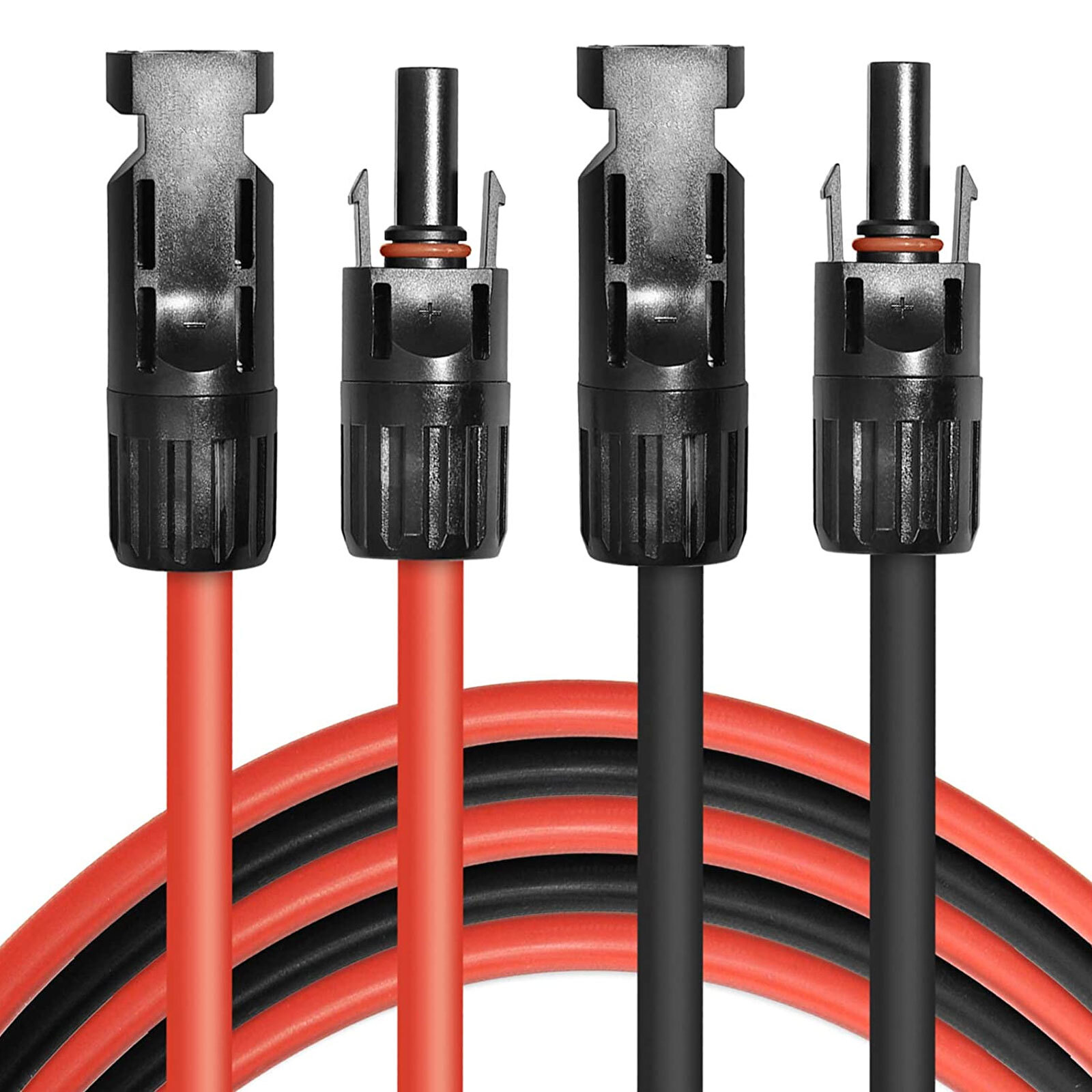 10AWG 6mm² Black & Red Solar Panel Extension Cable Silicone Flexible Wire