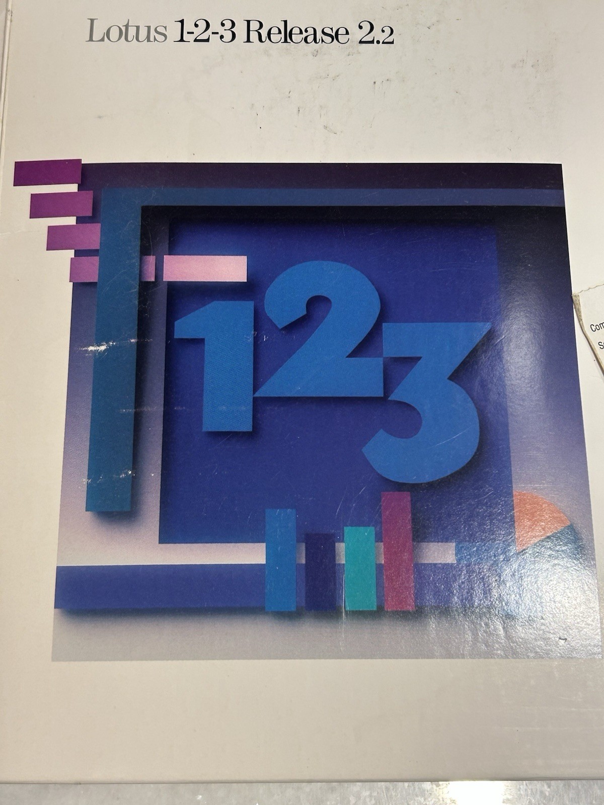 Lotus 123 Release 2.2 Computer Software 5.25" Floppy Disks for Windows 12 Disks