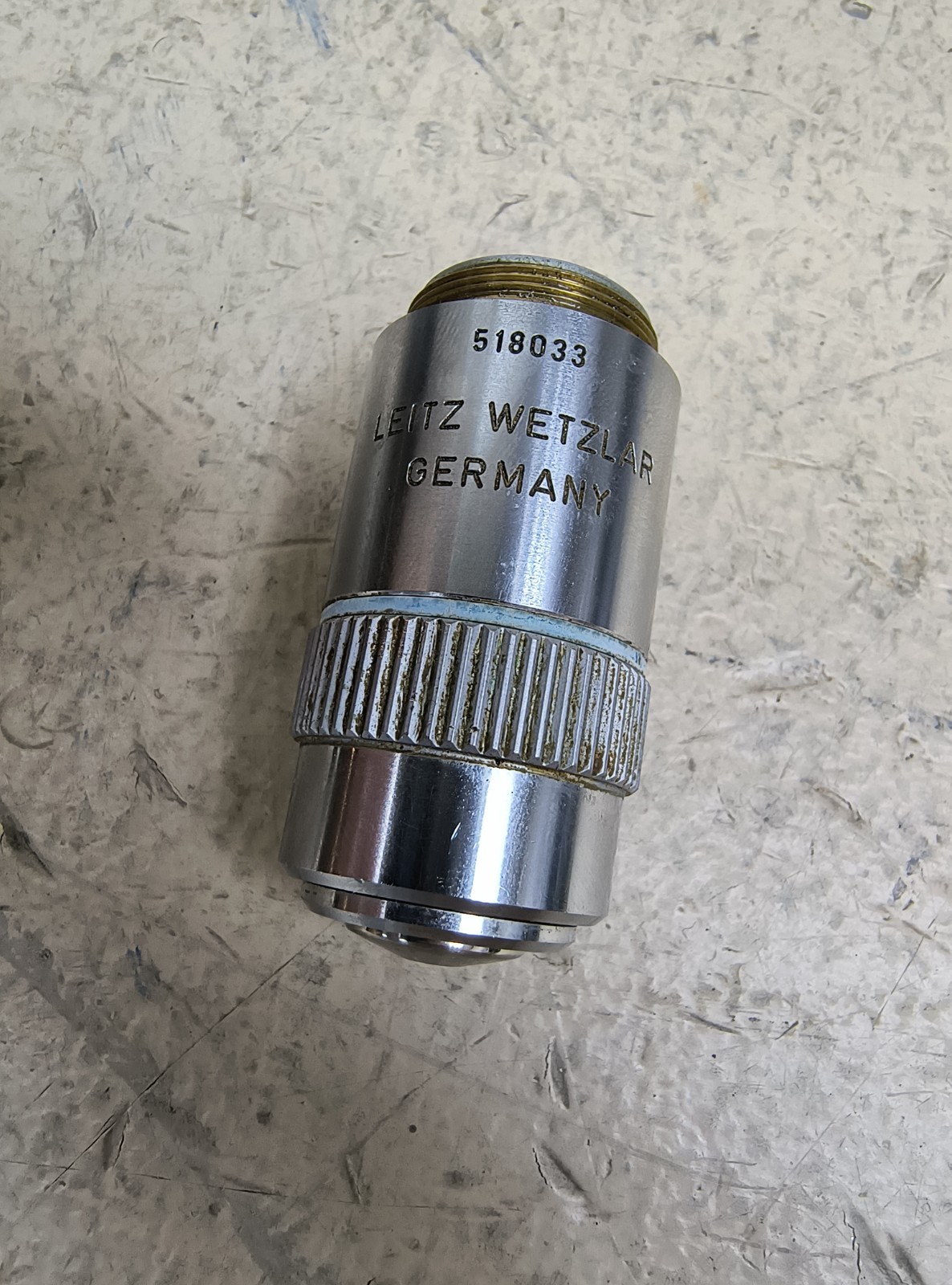 Leitz Wetzlar EF 40/0.65 160/0.17 Microscope Objective Lens