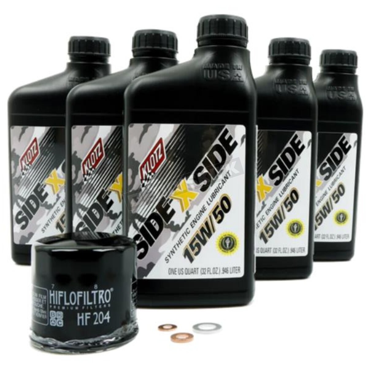 Klotz 15w50 Side By Side Oil Change Kit 3003692