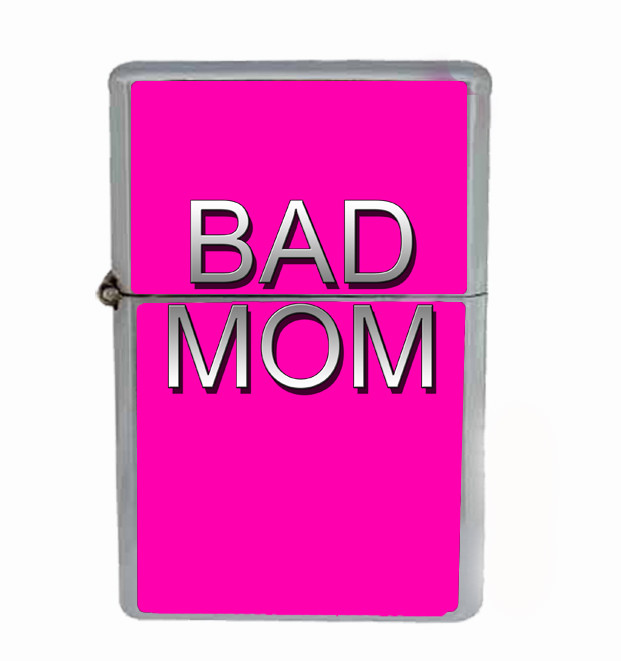 Bad Mom Rs1 Flip Top Oil Lighter Wind Resistant