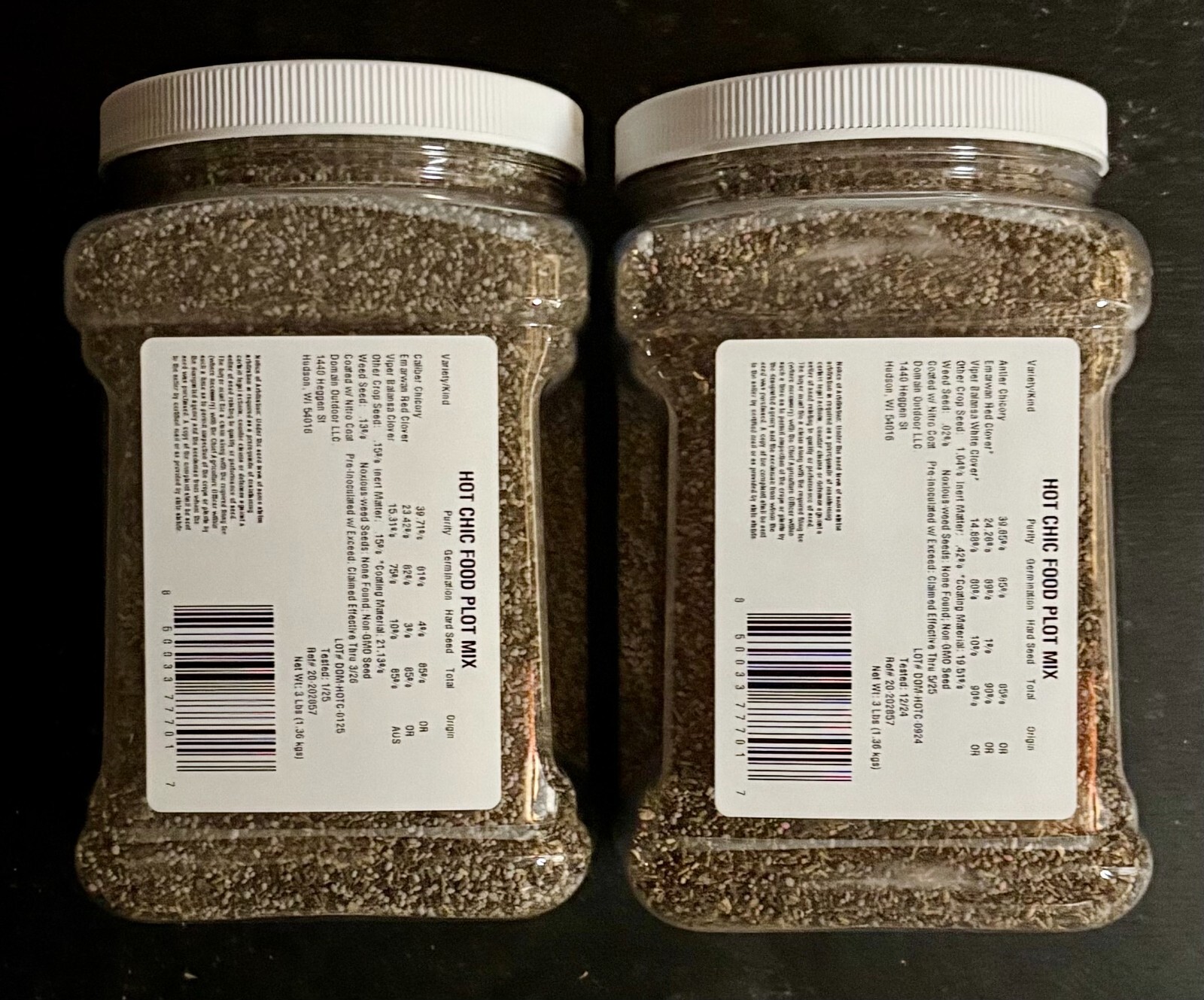 Domain Outdoor Two Jugs Hot Chic Foot Plot Seed Combo New
