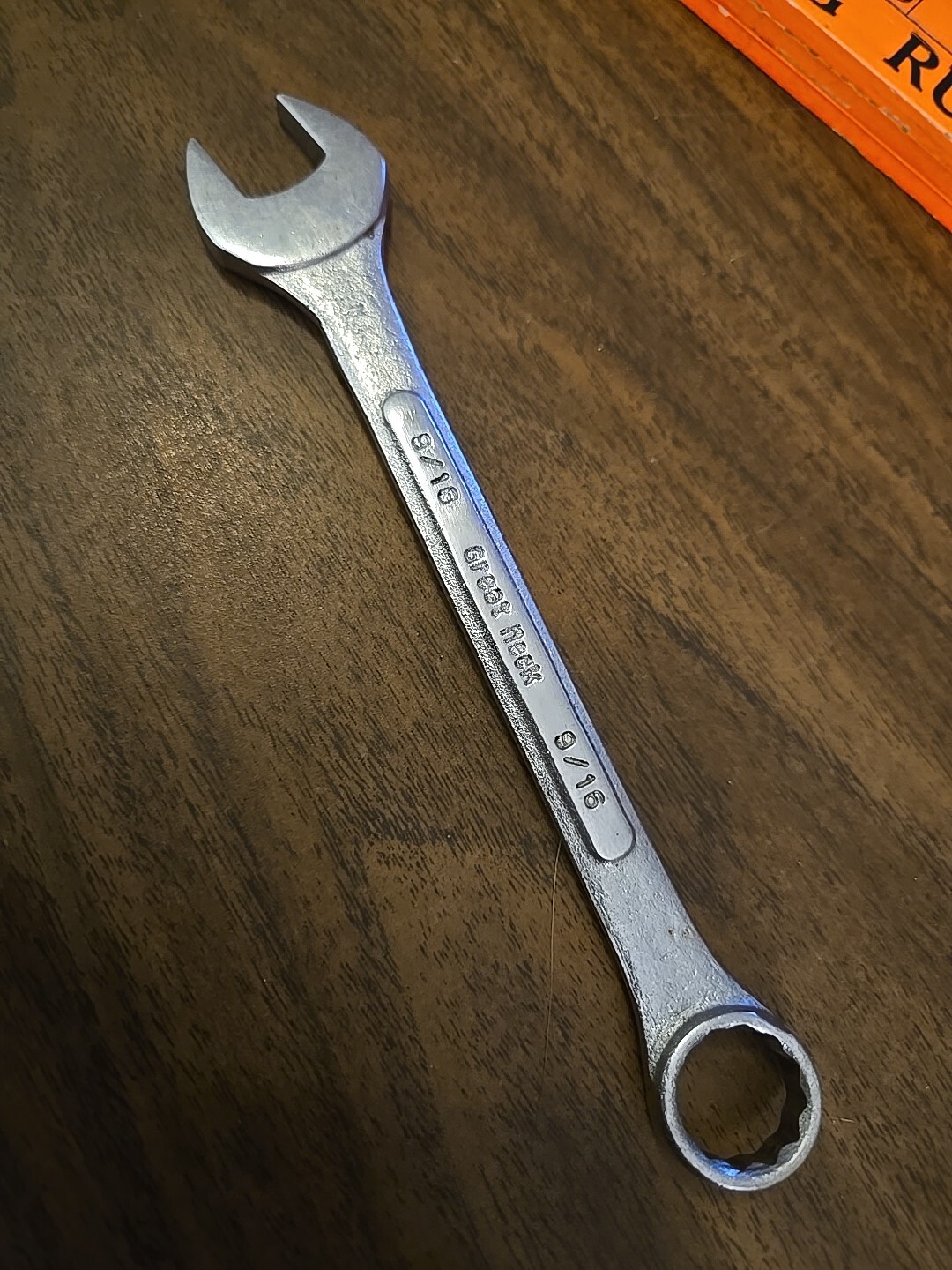 Great Neck Combination Wrench 9/16in Drop Forged 12pt
