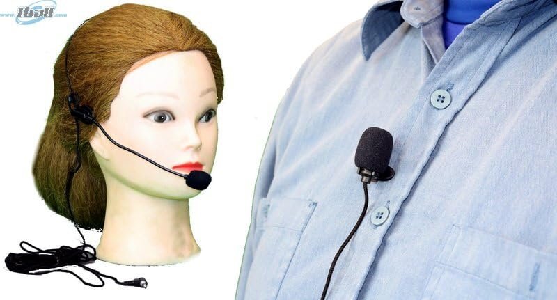 GLI PRO LVM-100 Lavalier Lapel Microphone with Headset Microphone Combo with...