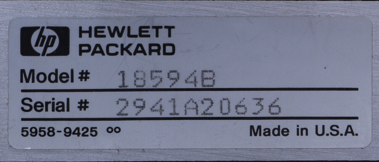 HEWLETT PACKARD HP 7673 18594B AUTOSAMPLER CONTROLLER