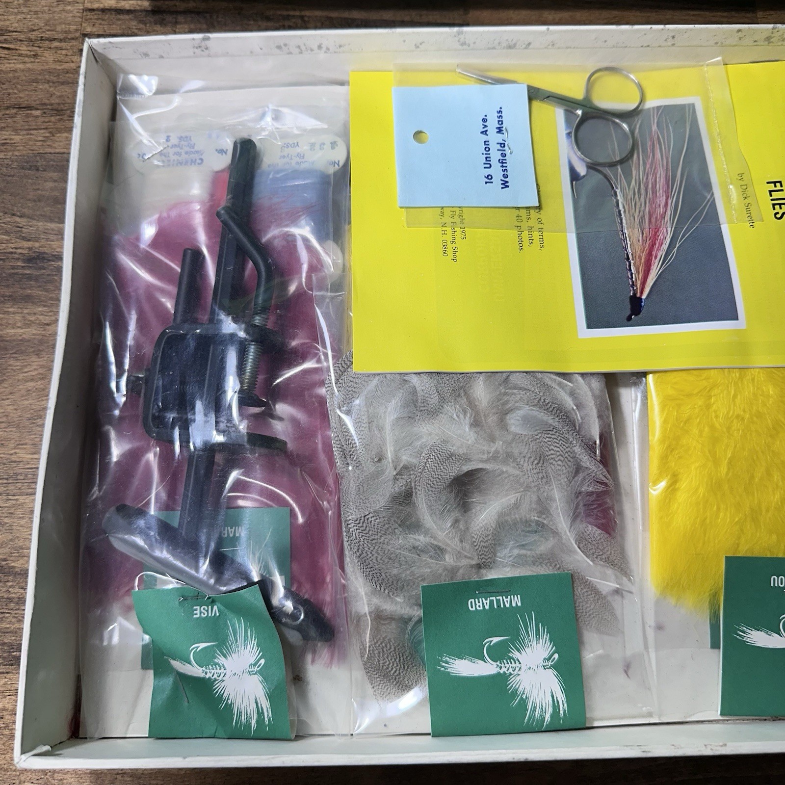 Vintage 1975 Fly Tying Kit #151 Unused