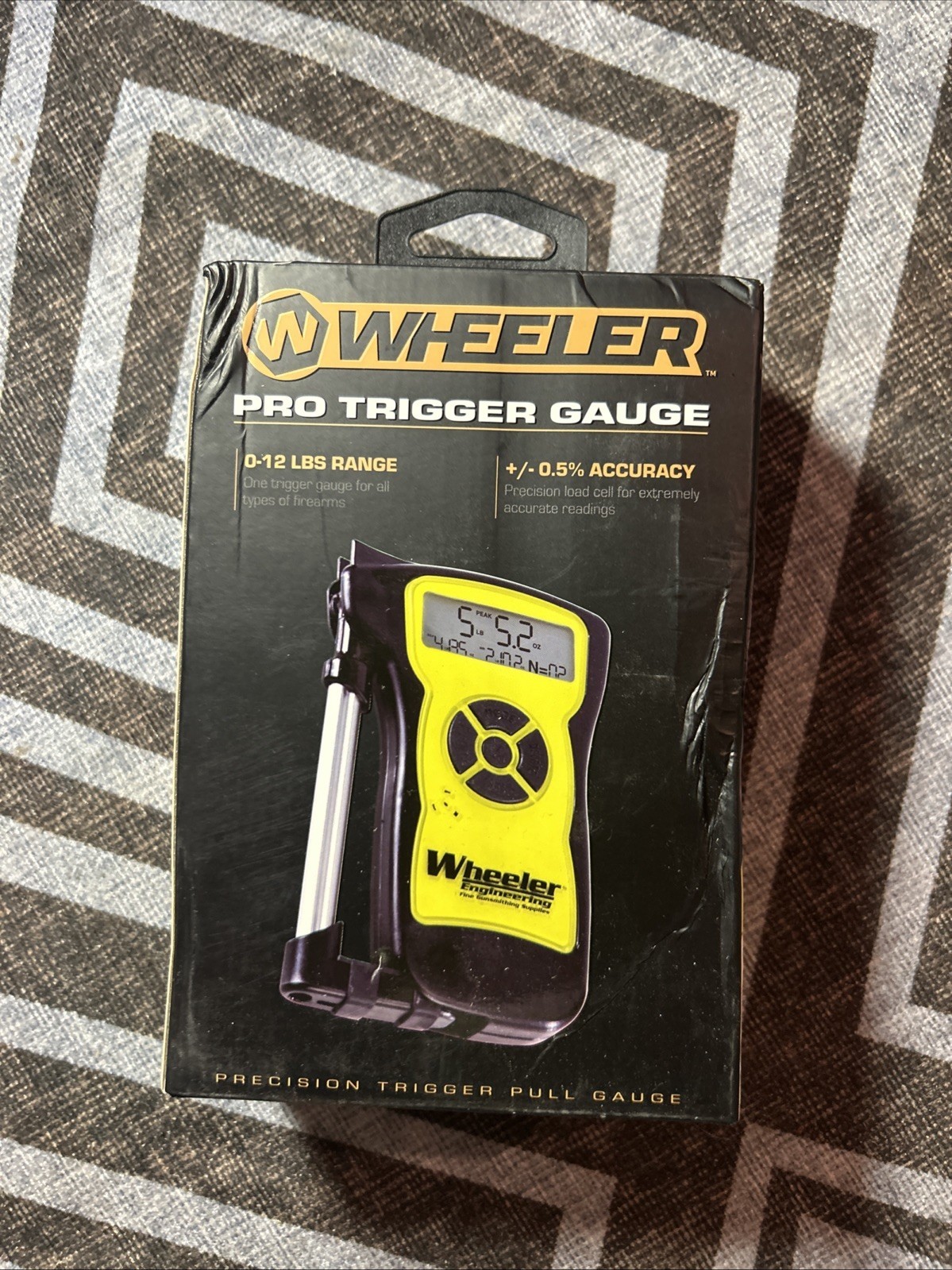 Wheeler Professional Digital LCD Trigger Pull Gauge 0-12 lbs +/- 0.5% Accuracy