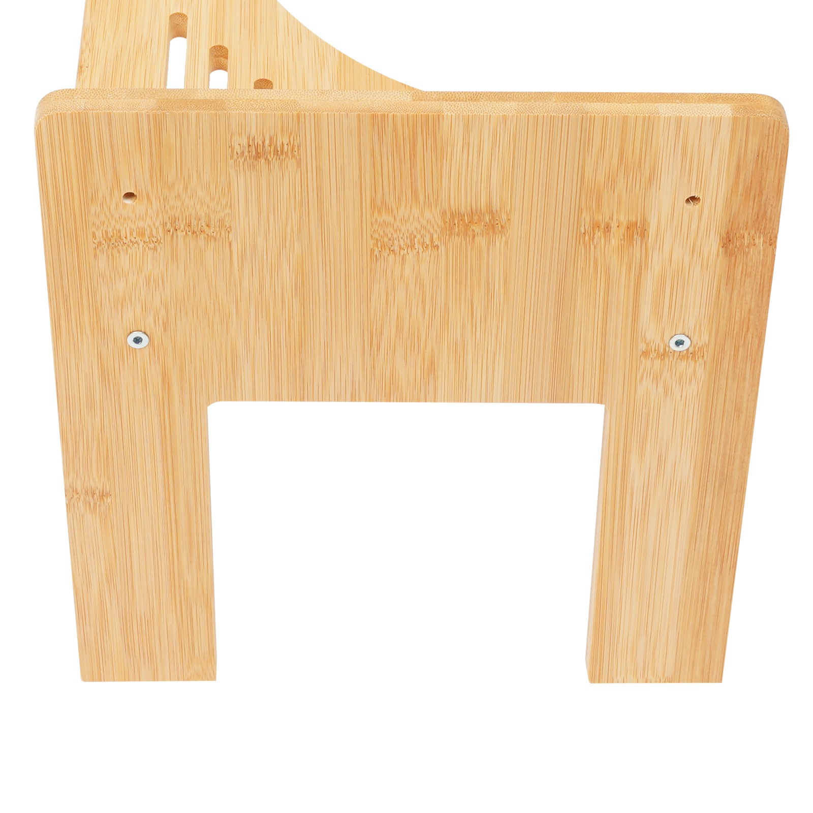Bamboo Adjustable Toilet Stool, 7-9 Inches Bamboo Potty Stool, Poop Stool