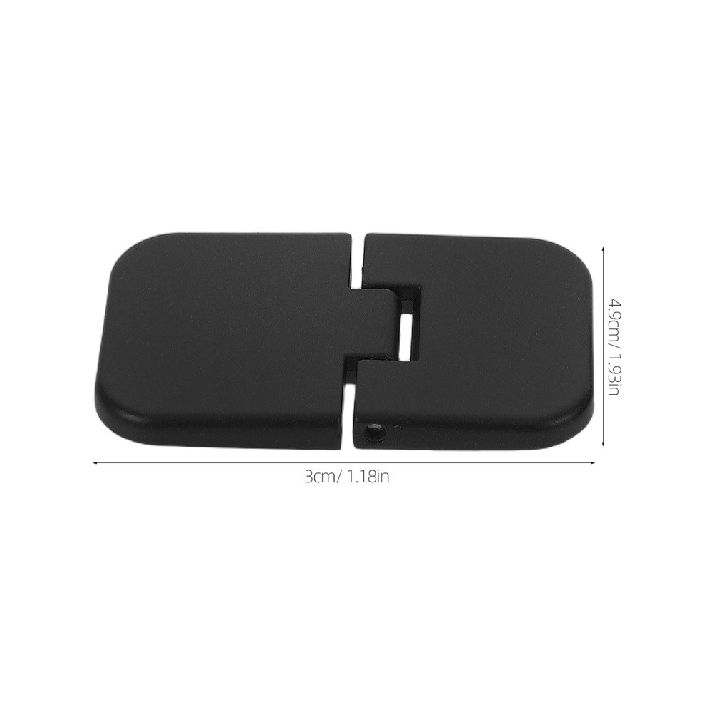 2Pcs Durable Zinc Alloy Laptop Risers Black Self Adhesive Cooling Stand for Desk
