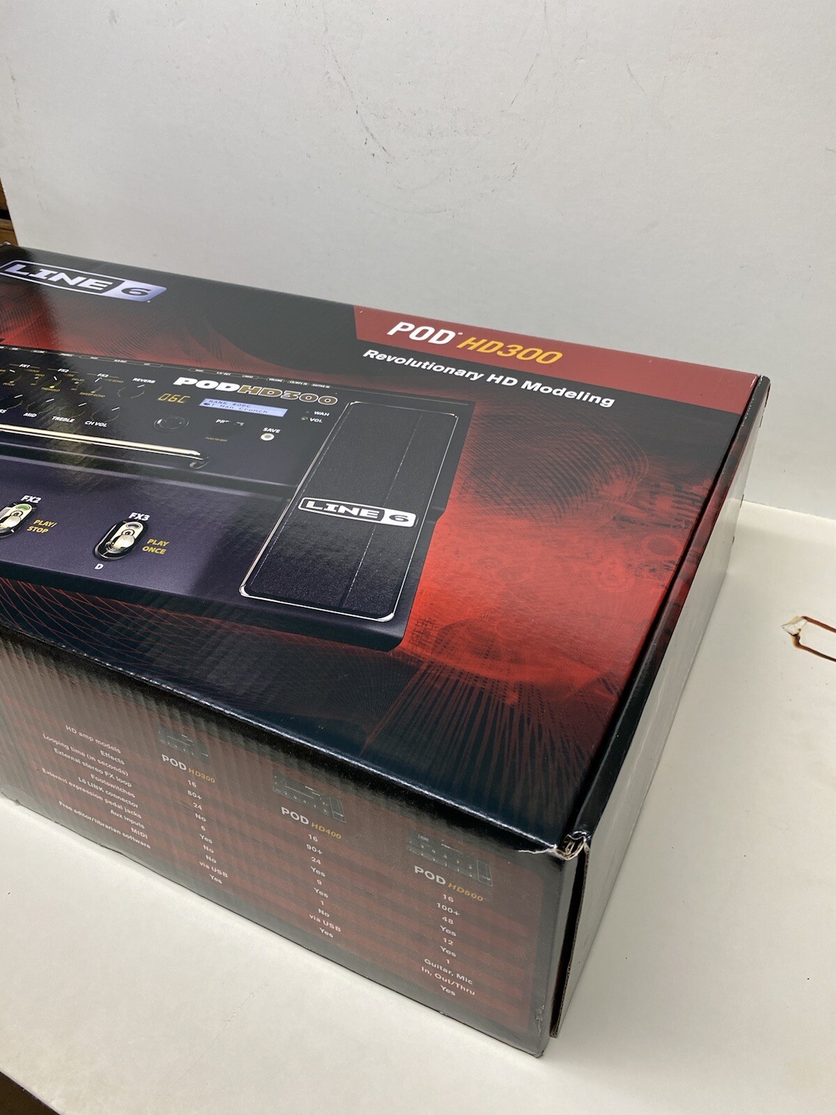 line 6 pod hd300 empty box