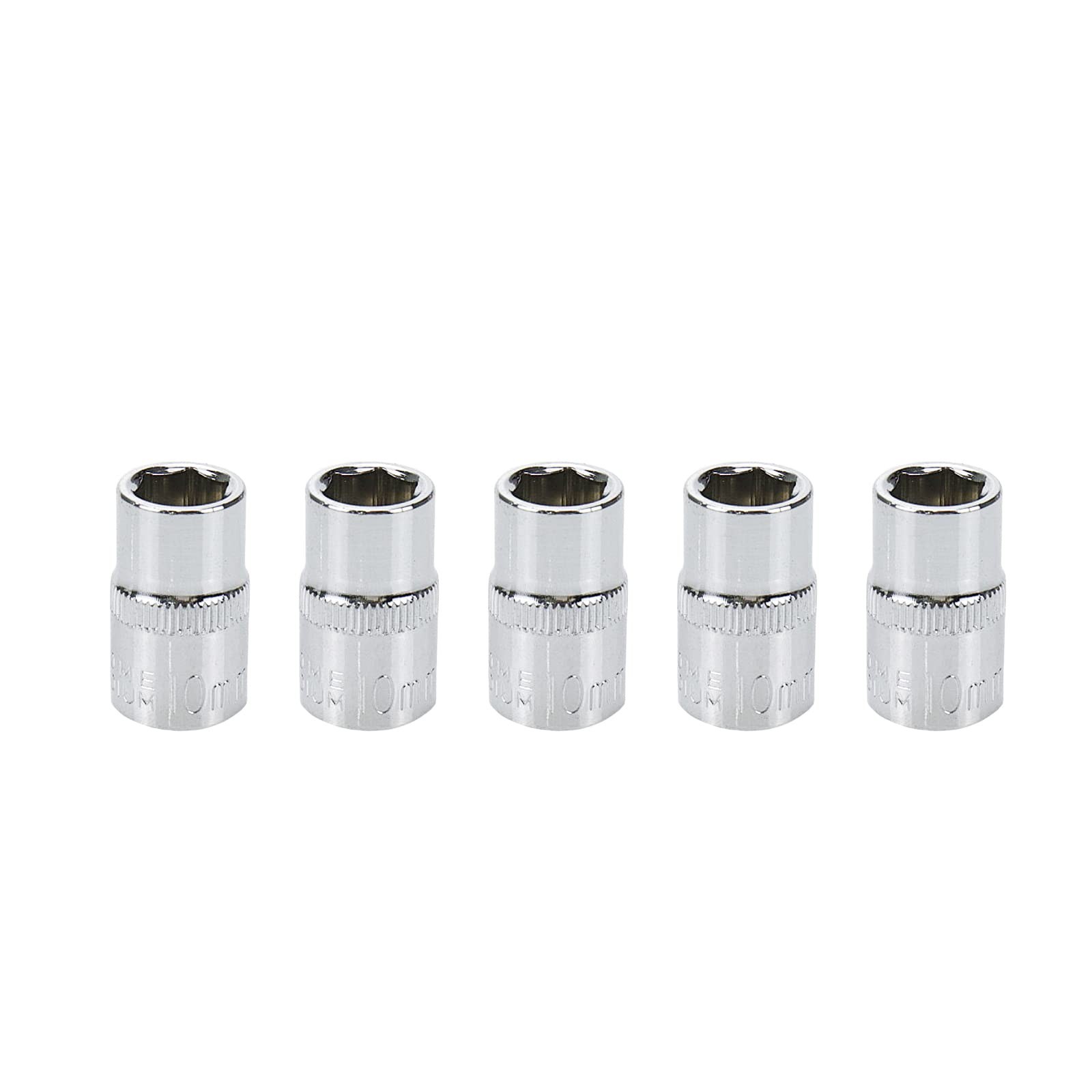 Shallow Socket 3/8 Inch Drive 10mm 6 Point -5pcs
