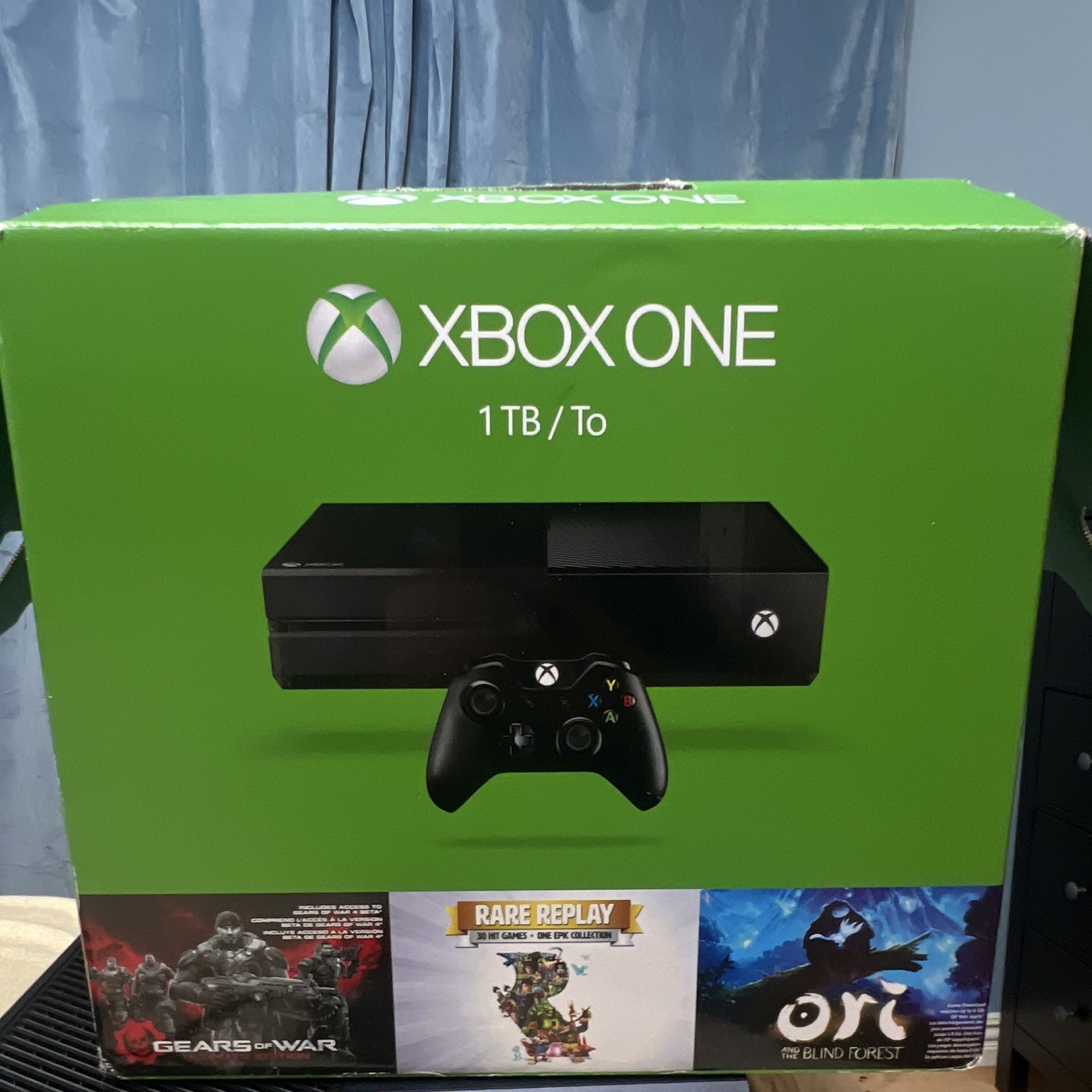 Microsoft Xbox One 1TB Black Console Bundle w/ Controller, Headset & 6 Games