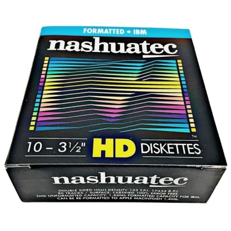 Nashuatec 3.5" IBM Formatted HD Diskettes - 10 Pack - Brand NEW
