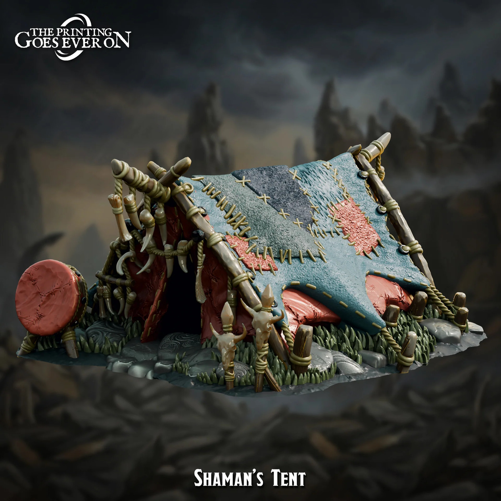 Shaman's Tent - PLA 3D Printed Terrain