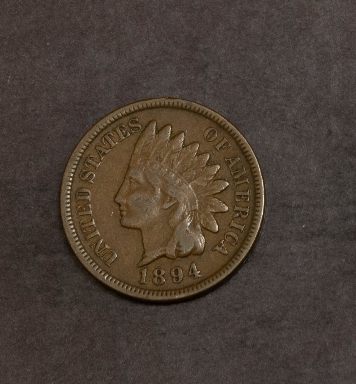 1894 Indian Cent F   Lot  5597