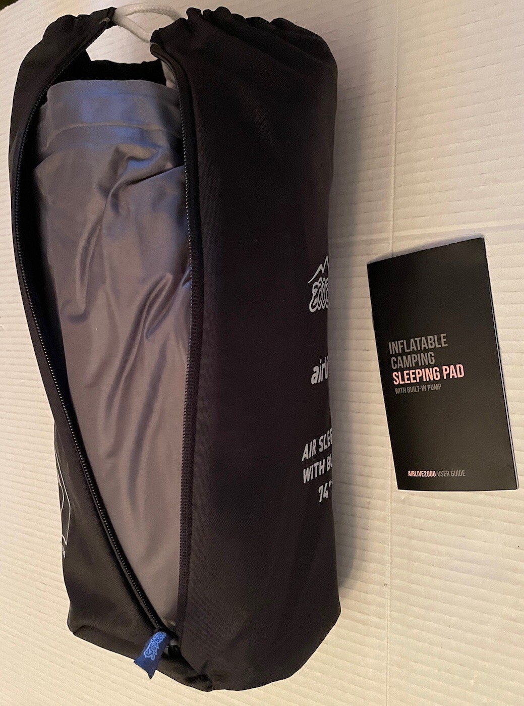 Inflatable Air Sleeping Bag With Built In Pump