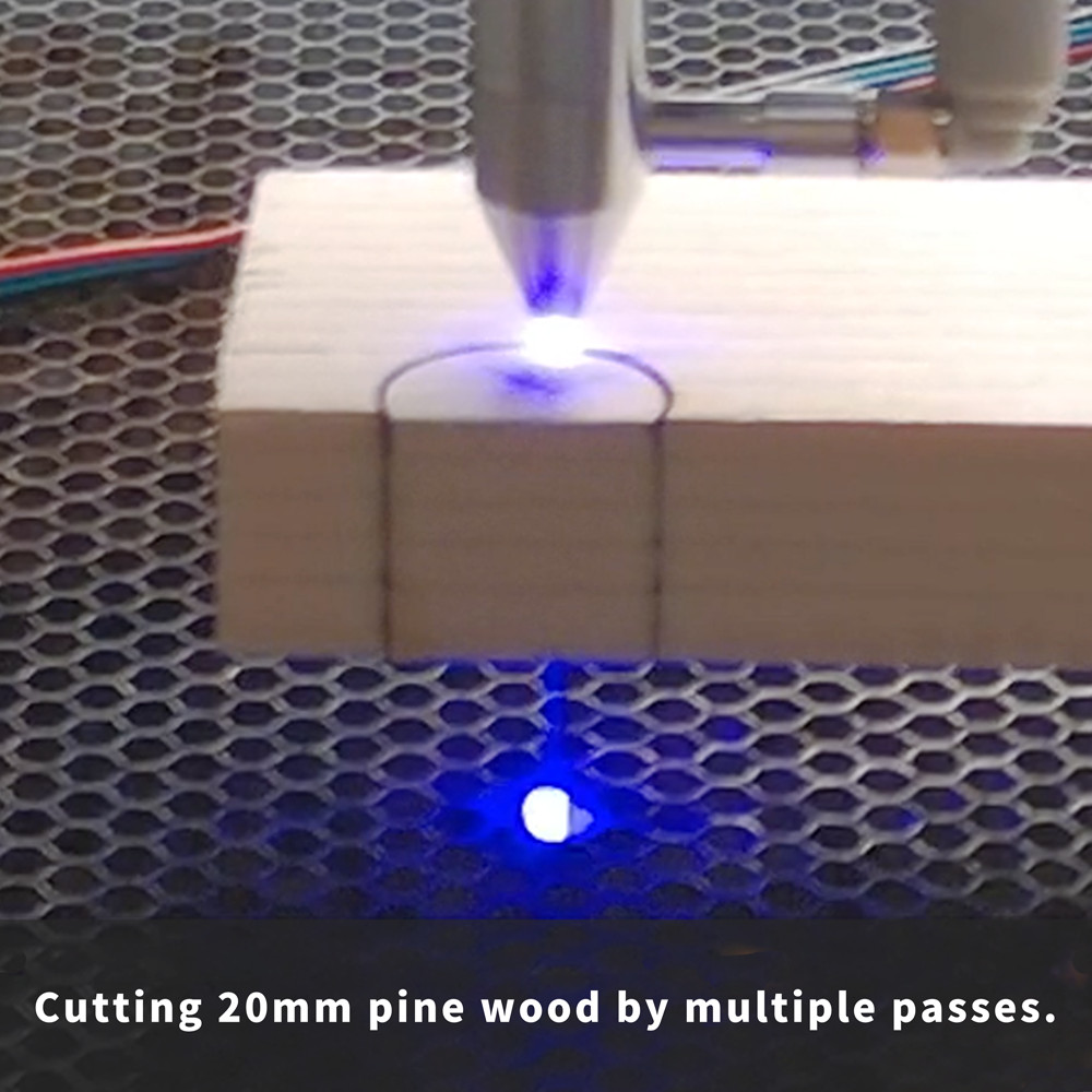80W Laser Module Head with Air Assist for CNC Engraving Cutting Machine DIY Tool
