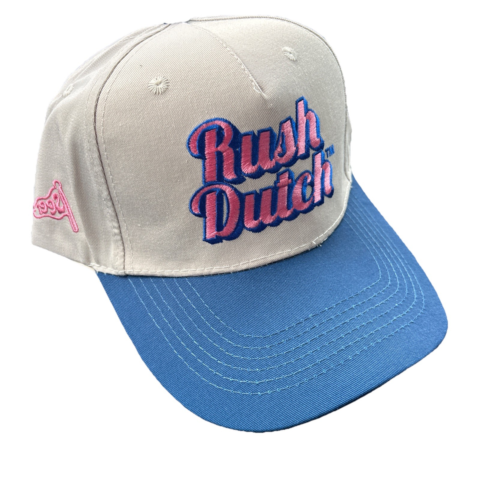 Dutch Bros Rush Dutch Hat Snapback Cap Embroidered RARE Limited Edition