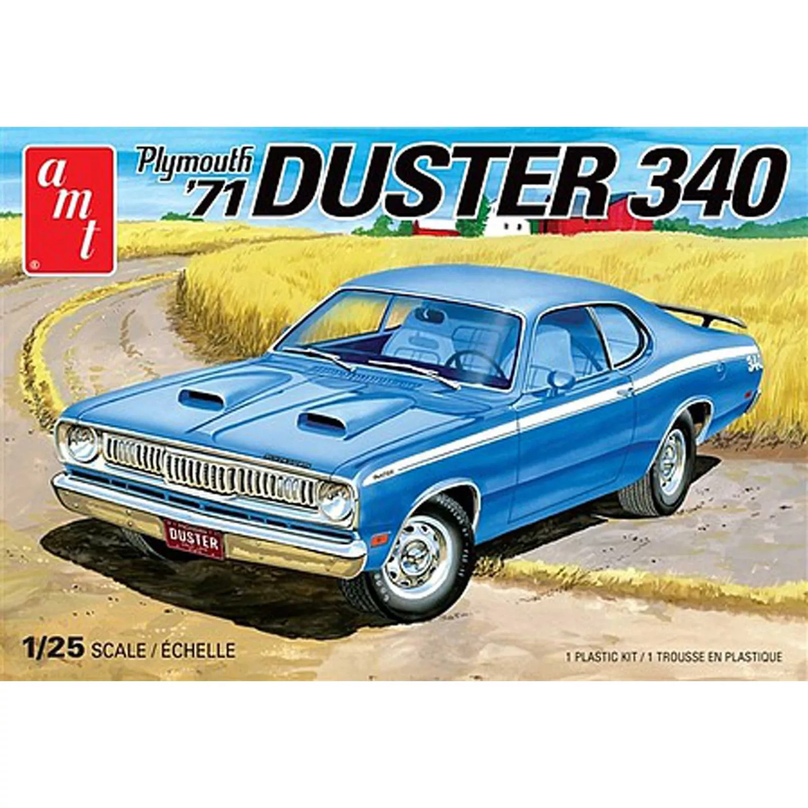 AMT AMT1118 1971 Plymouth Duster 340 Model Kit 1:25