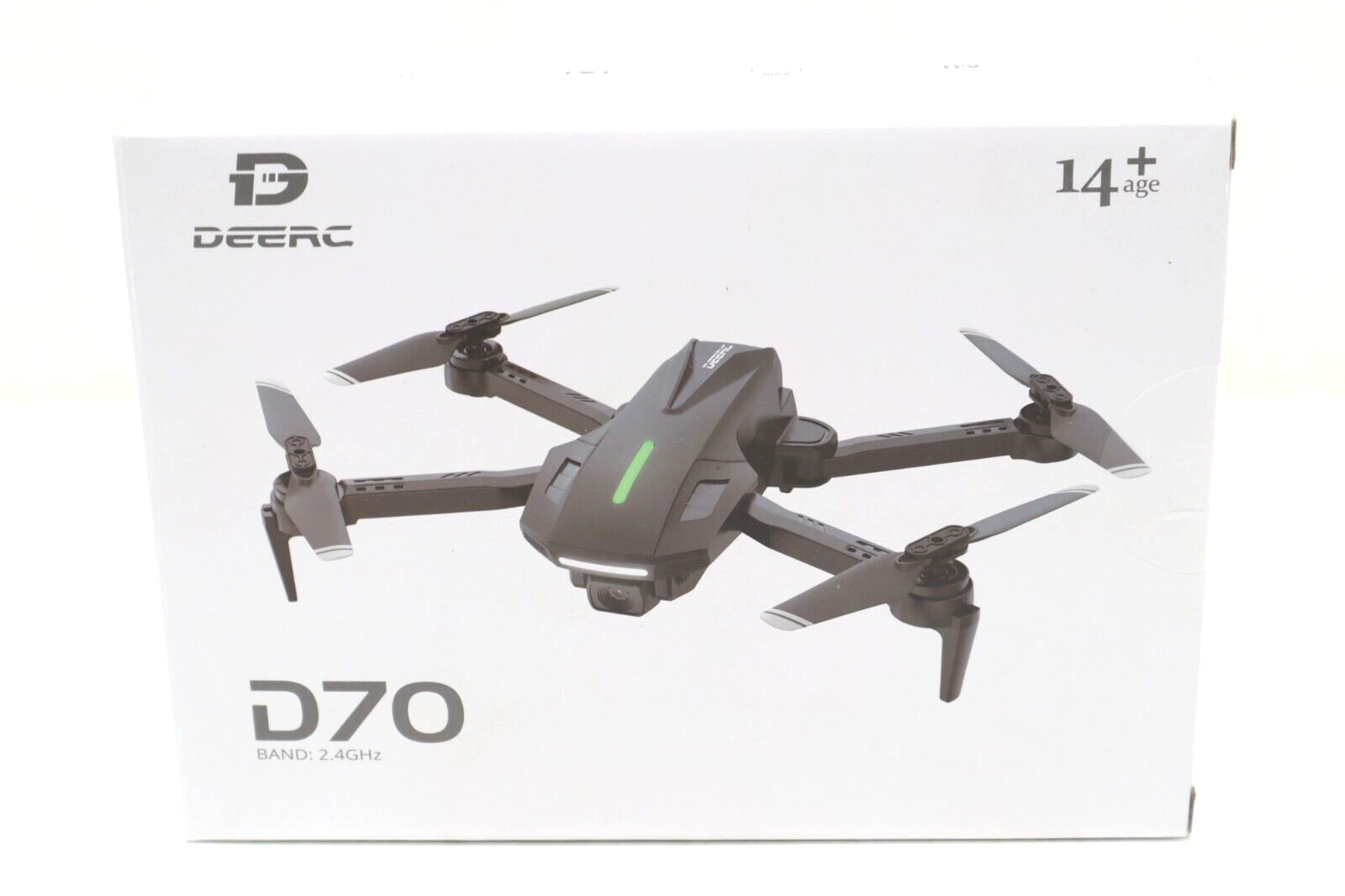 DEERC D70 Mini Drone with Camera,720P HD FPV Foldable Drones,2 Batteries,One Key