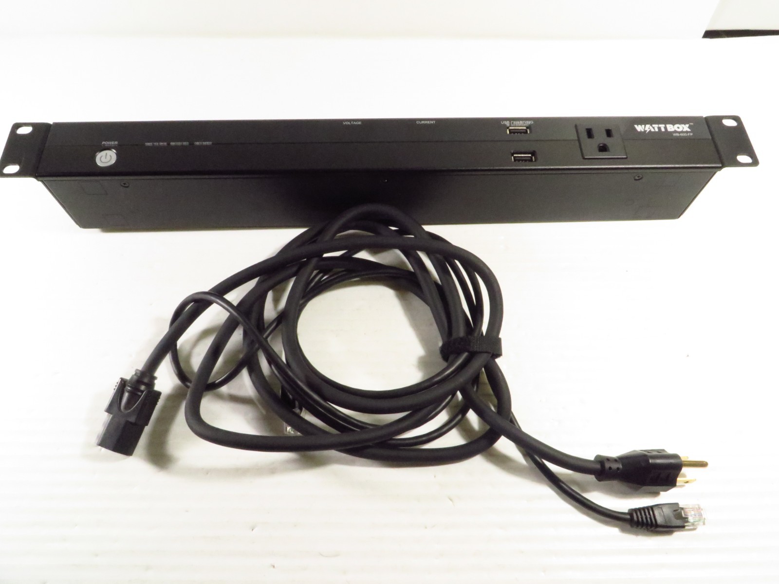 WATTBOX WB-600-FP, Face Plate with Voltage and Current Meters w/ Mount Brackets