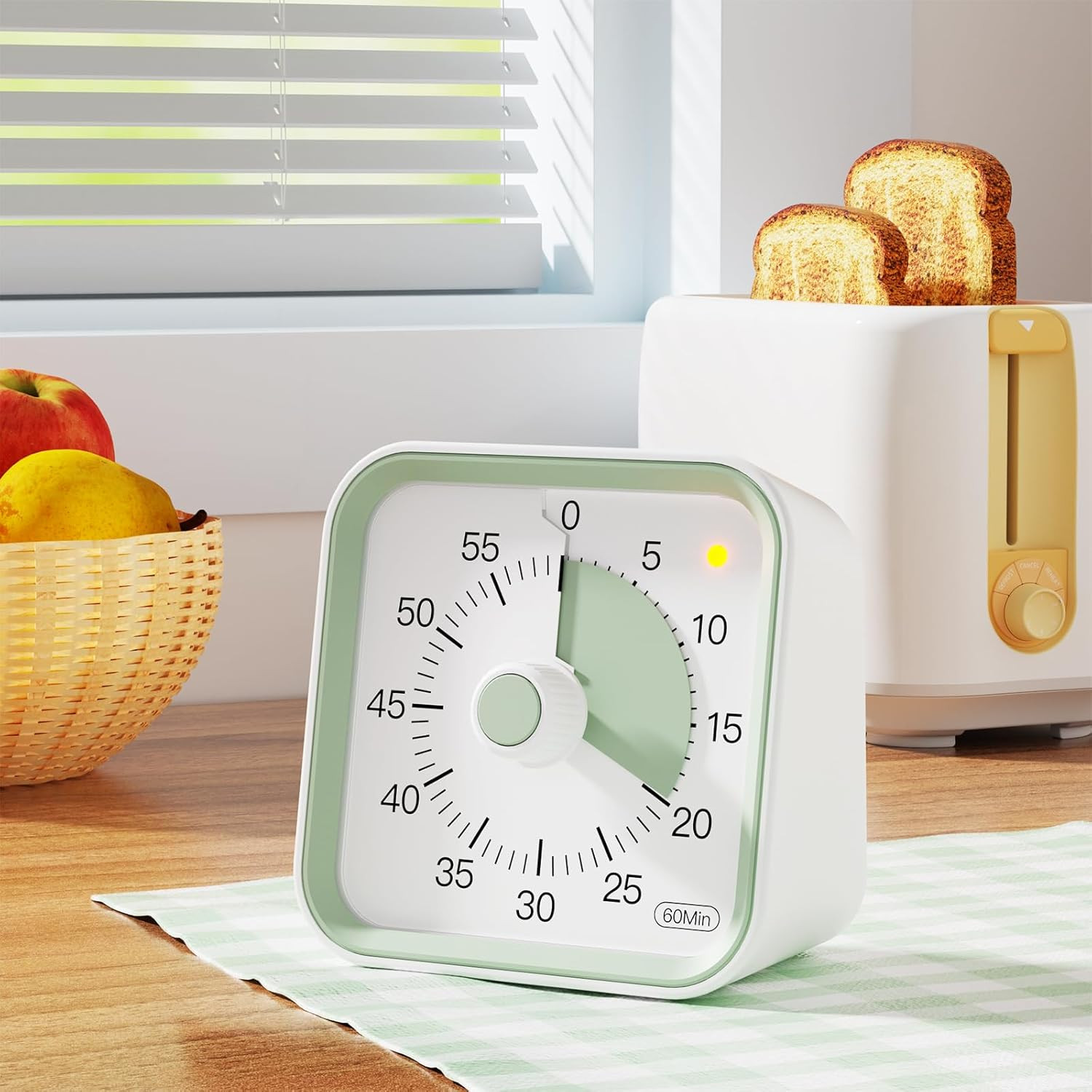 Visual Timer for Kids with Pause Function, 60 Minute Countdown Timer for Kids De