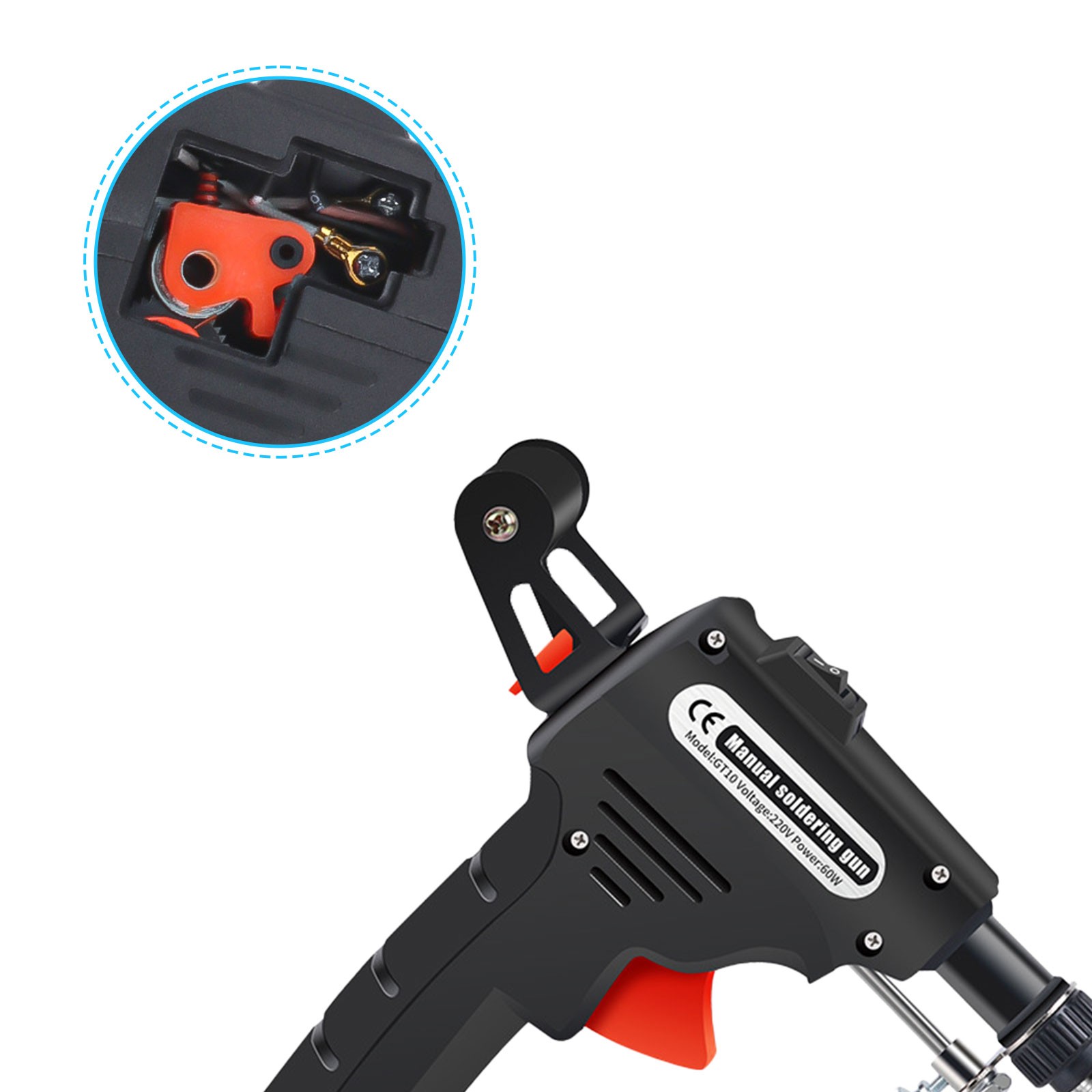 Multi-Function Iron Welder Automatic Hand-Held Solder Iron High accuracy 110V