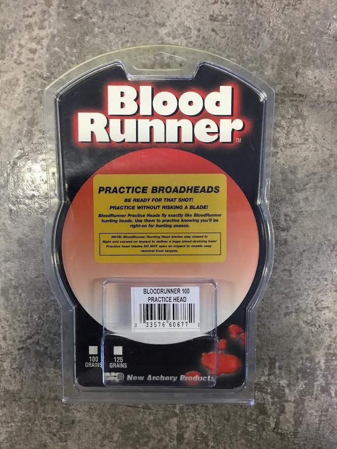 NAP Bloodrunner 3-Blade 100 Grain Practice Broadheads 2 Pack