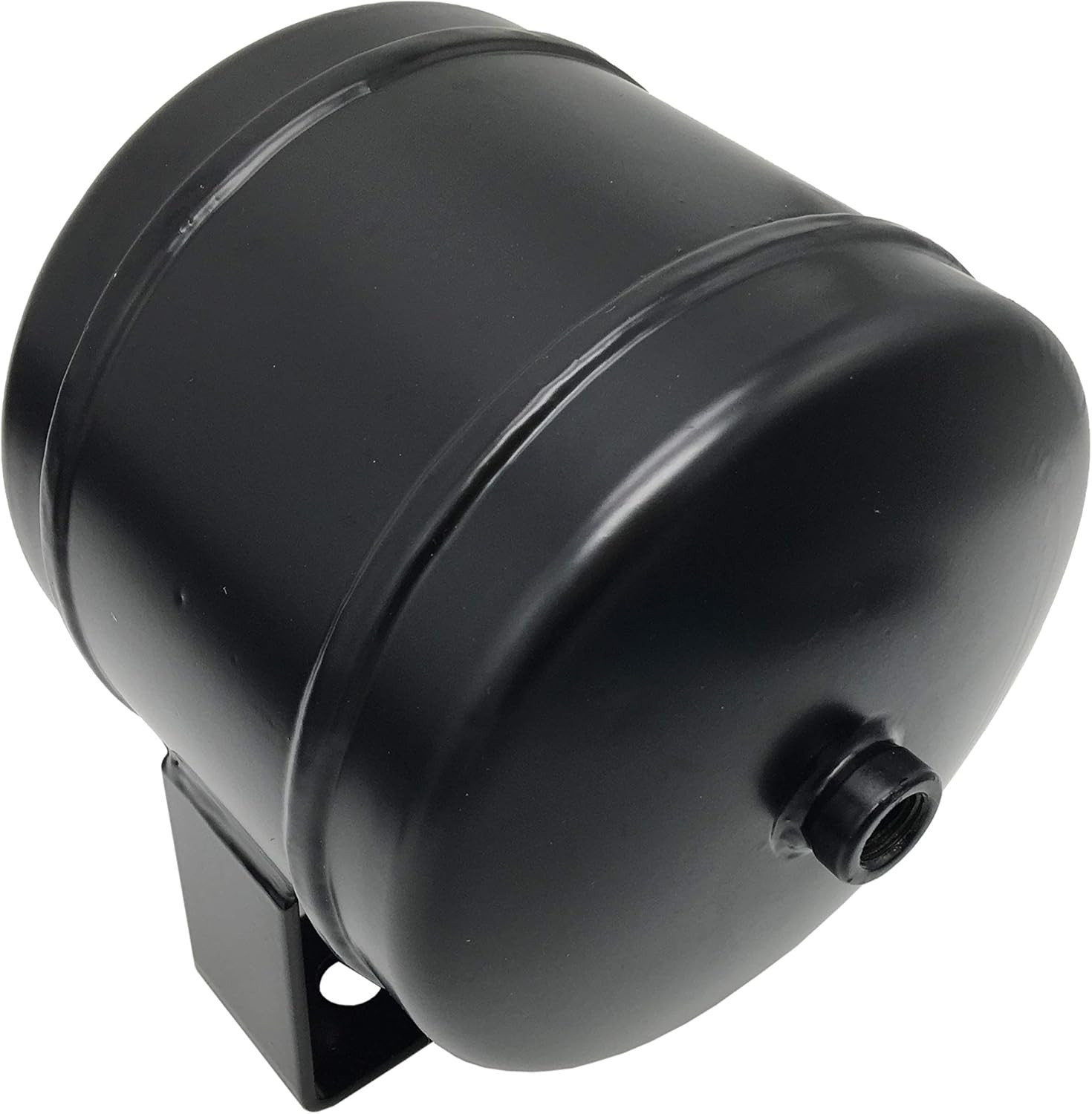 0.5 Gallon Air Tank Air Reservoir Tank with 1/4 Inches NPT Ports, Black