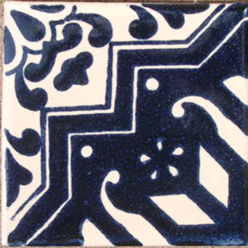 9 MEXICAN TILES WALL FLOOR USE TALAVERA MEXICO CERAMIC HANDMADE POTTERY C#072