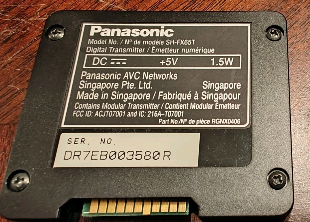 Panasonic SA-PT1050 5 Disk DVD Home Theater Receiver W/ Digital Transmitt/HDMI