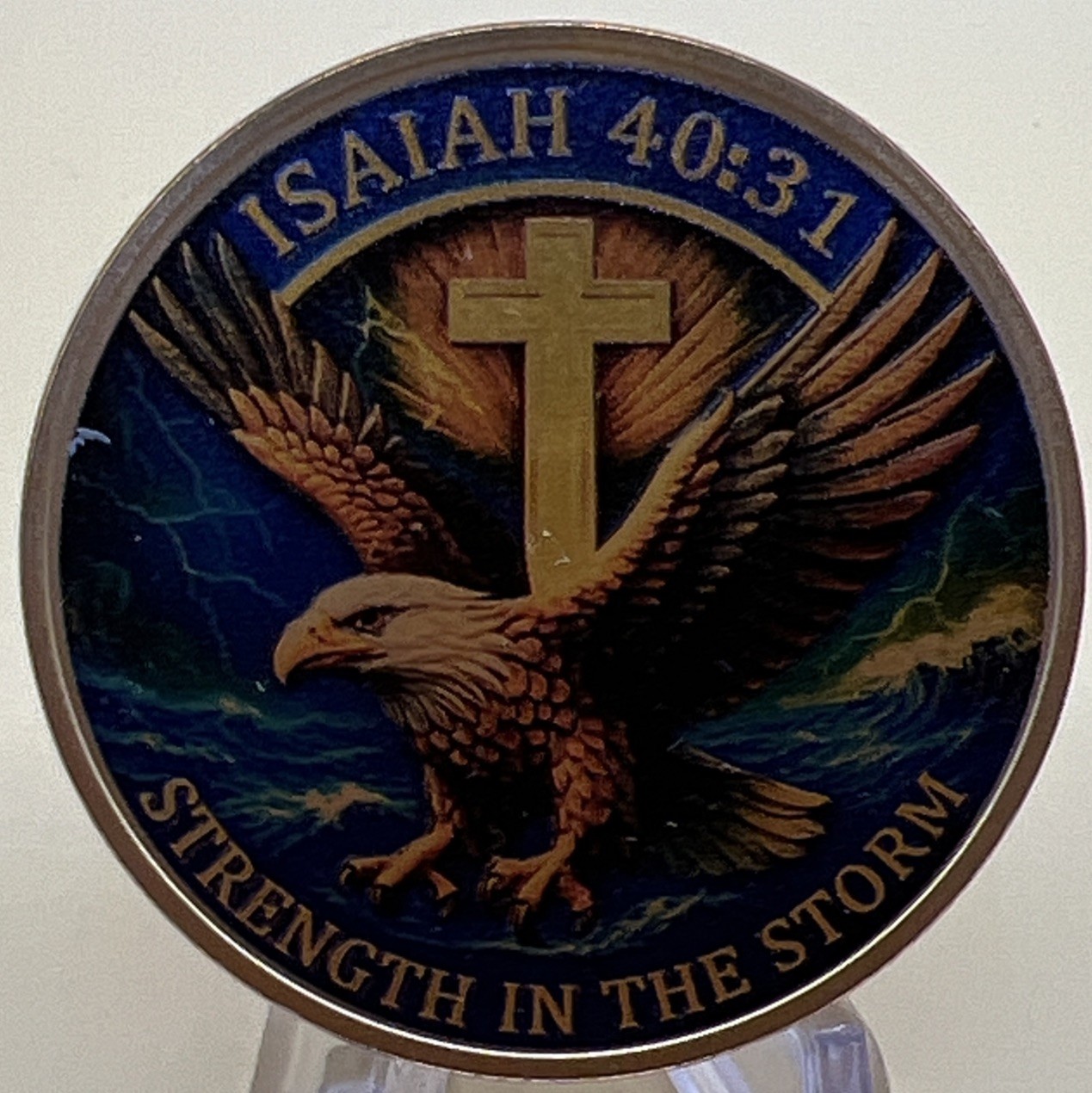 * “Strength In The Storm” Bible Verse Isiah 40:31 Comes In Clear Capsule