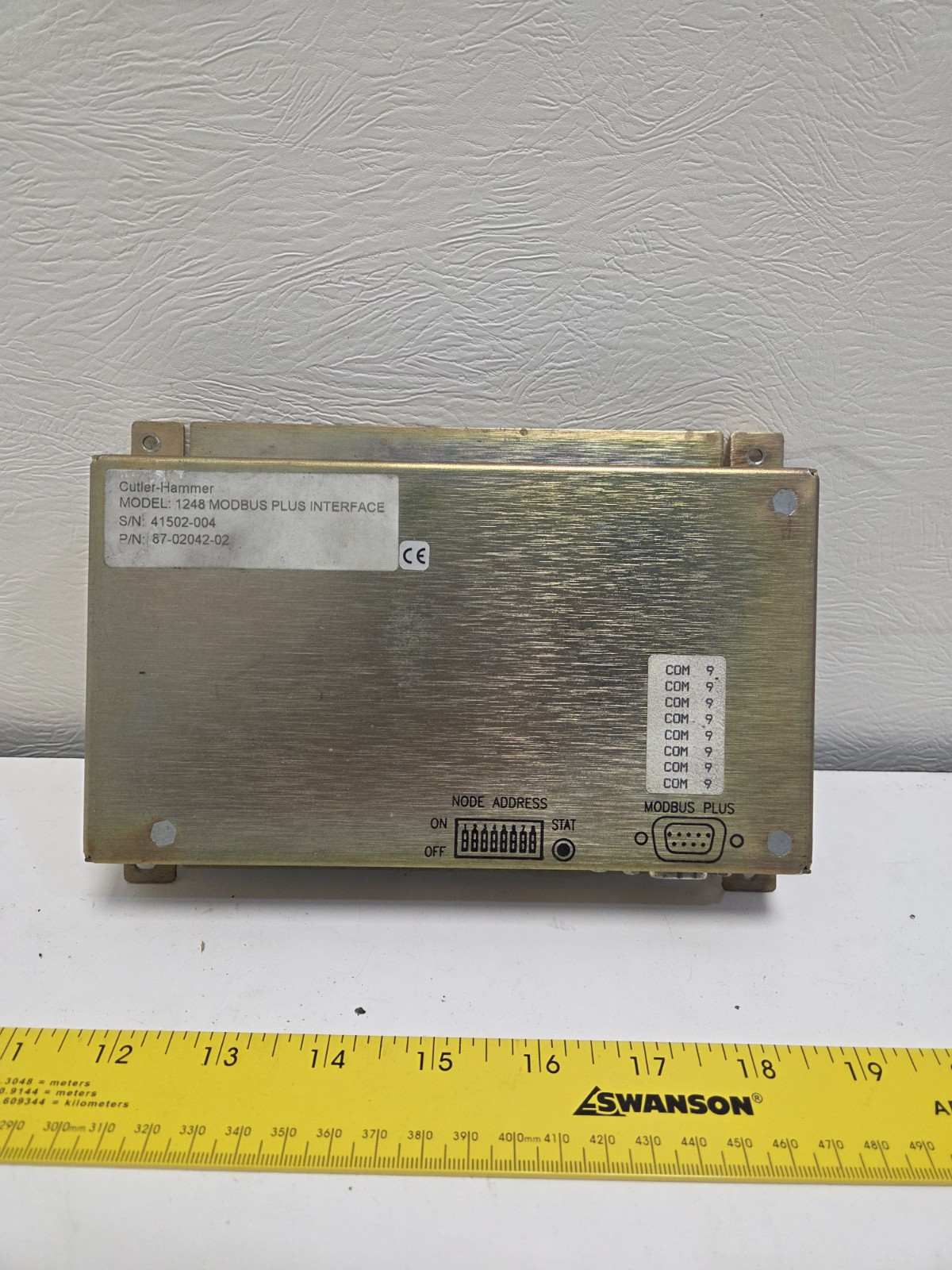 Cutler Hammer 1248 Modbus Plus Interface 87-02042-02