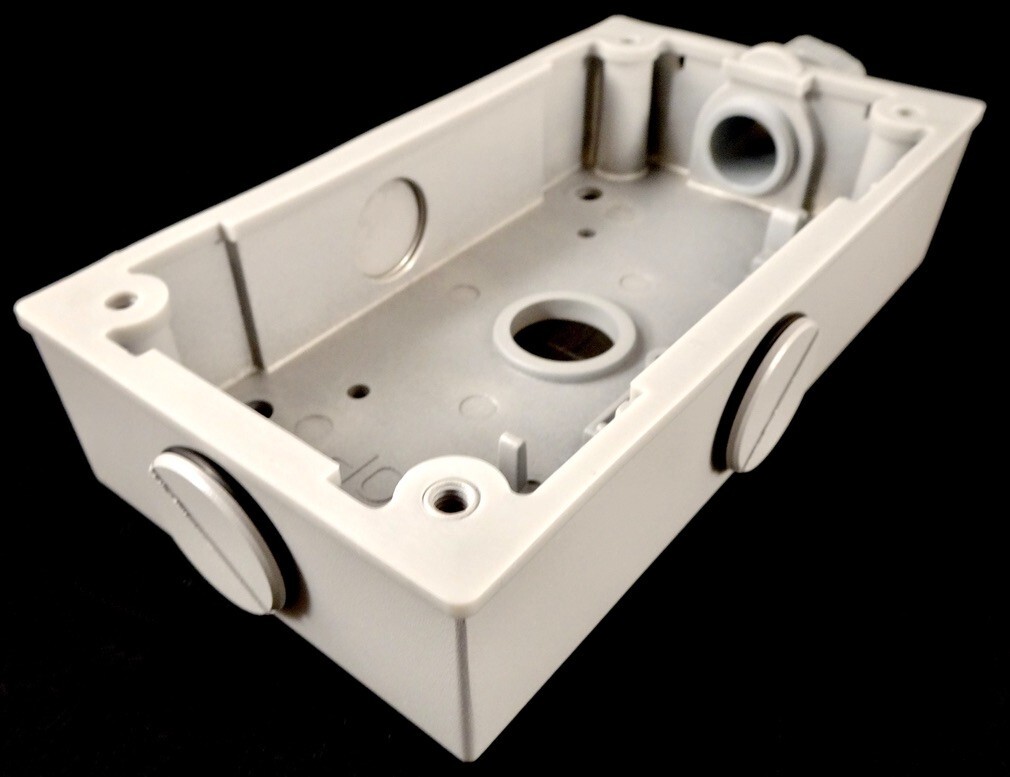 Interlogix Back Box For TVD-SNB-BB Swan Neck Bracket, New In Box