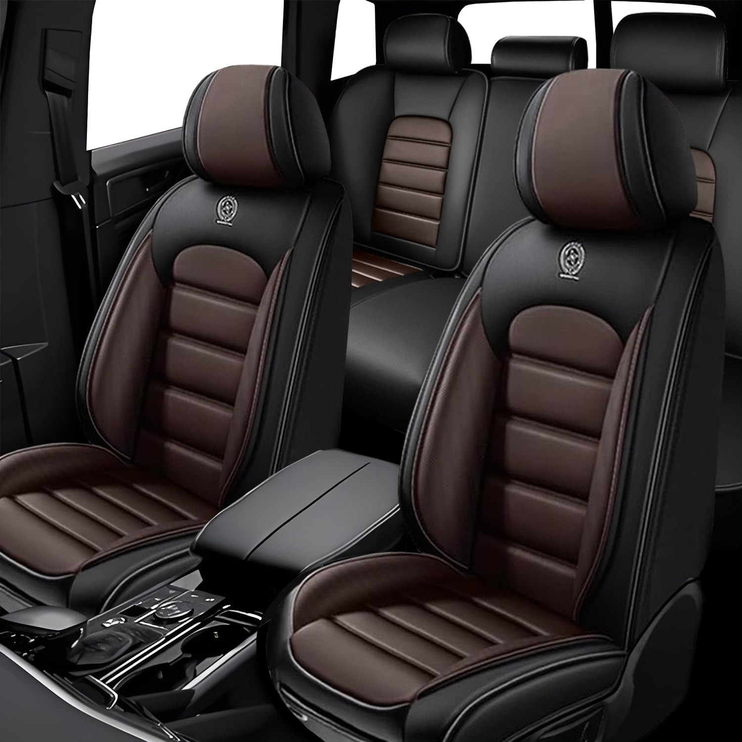 5 Seat Covers for Kia Sportage Hybrid 2023-2025 2026 Leather Car Seat Covers ...
