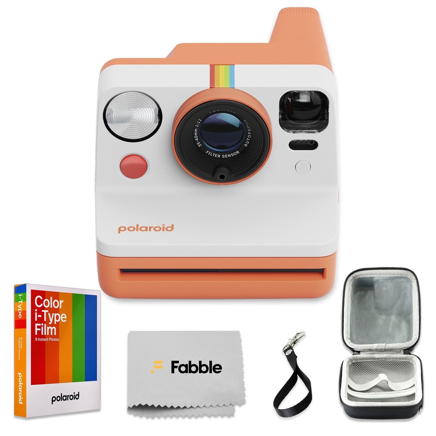 Polaroid Now Generation 3 I-Type Instant Camera (Coral) Bundle Coral - Gen 3