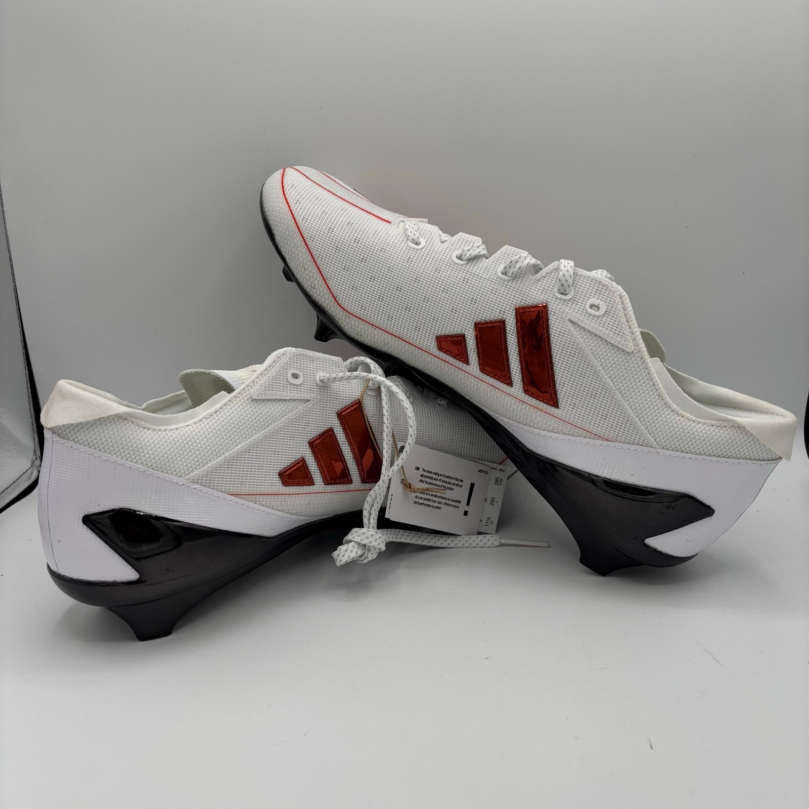 Adidas SM Adizero Electric Men’s Size 12 Team White Miami Hurricane PE JH9191