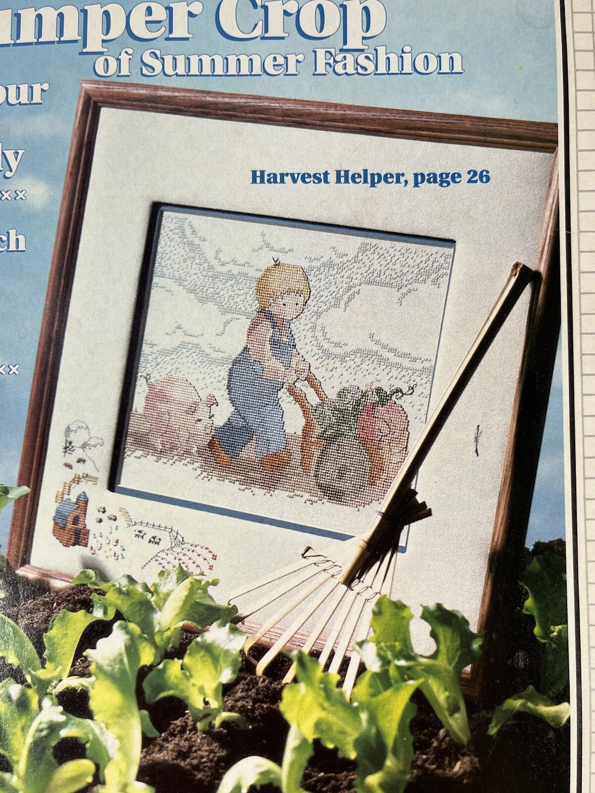 Better Homes and Gardens Cross Stitch Magazine Patterns Craft Needlework Jun 90