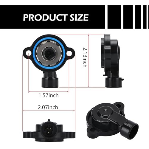 2 PCS Idle Control Valve Sensor, Throttle Position Sensor Four Pin Idle