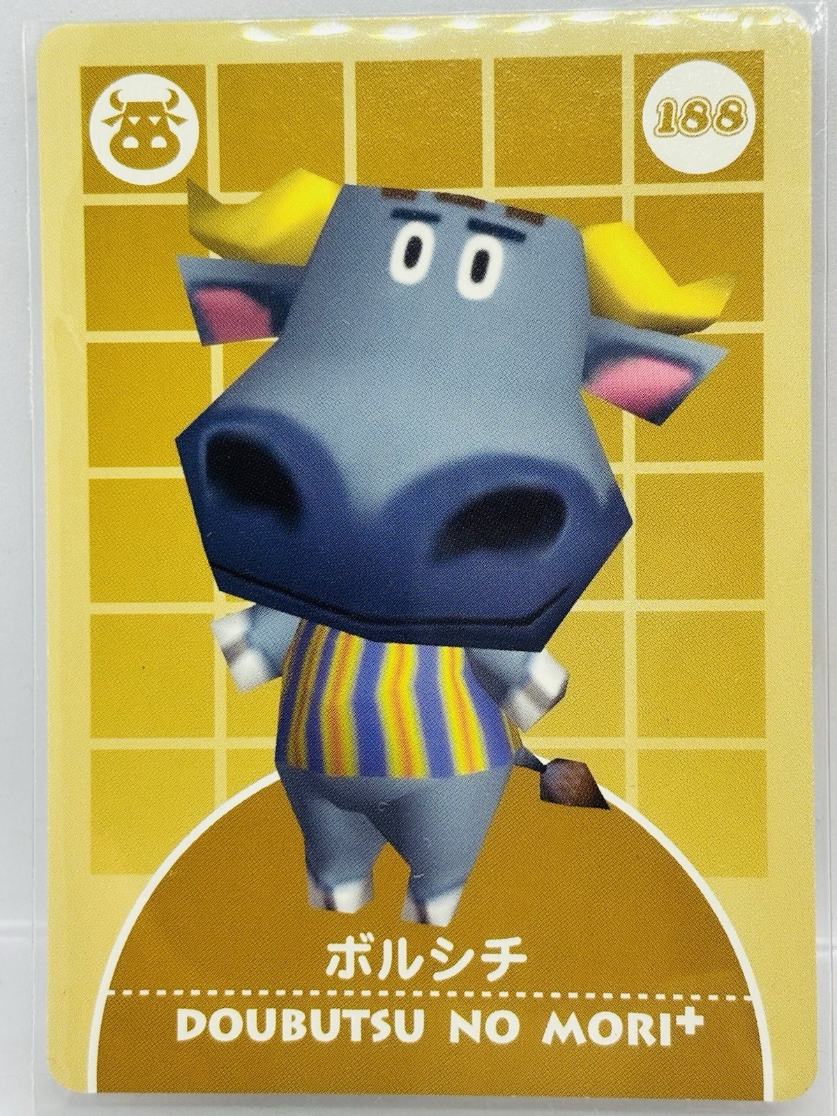 Animal Crossing Card e + 188 T-Bone Japanese Doubutsunomori