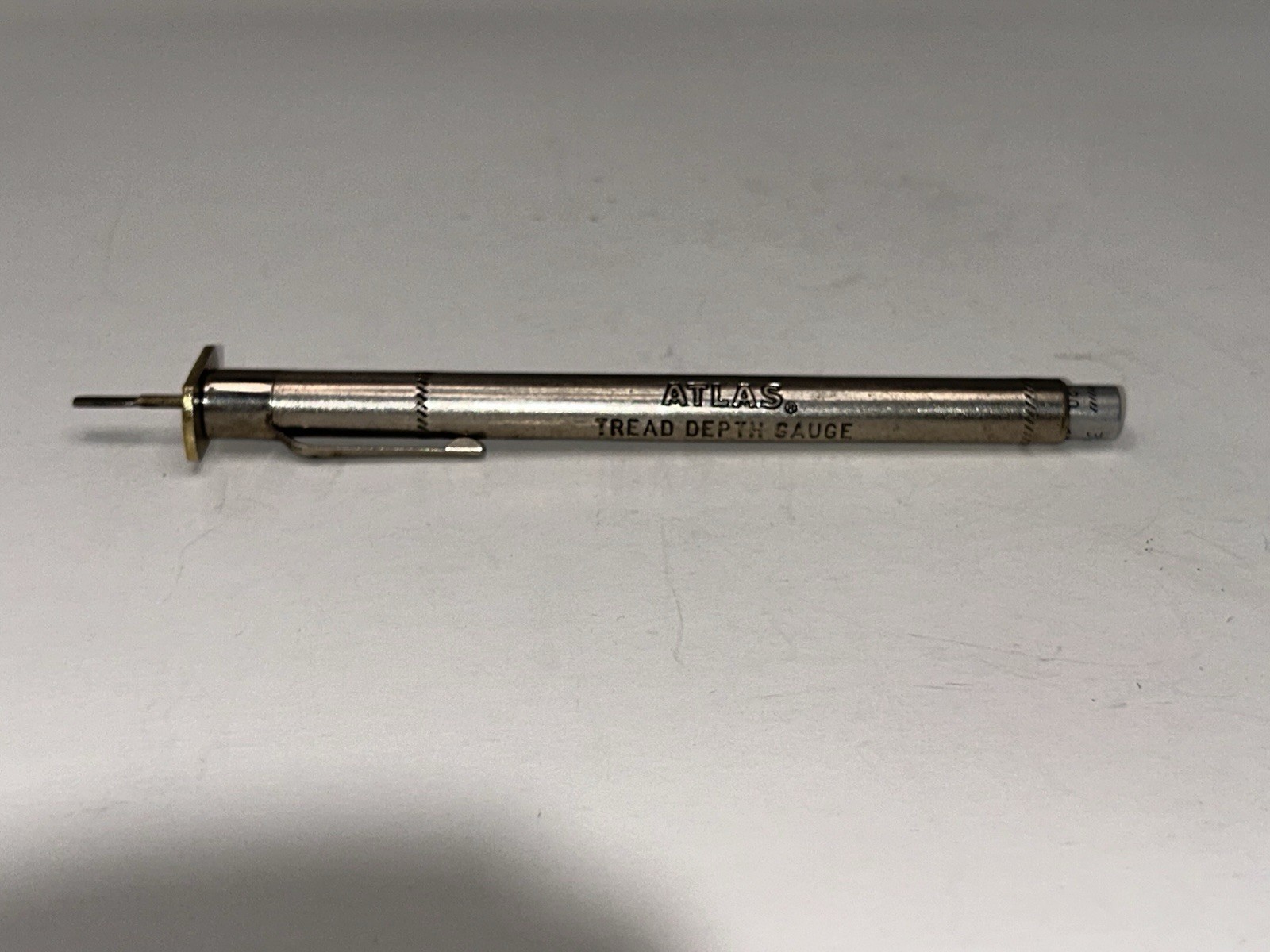 Atlas Vintage Tread Depth Gauge-service station
