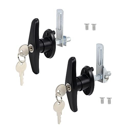 Truck Cap Locking T-Handle, Matching Set T-Handles Lock, Truck Cap Topper