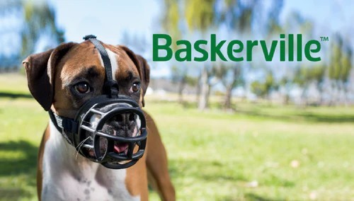 Baskerville Ultra Muzzle Size 5 Black Rubber Custom Heat Shaping Breathable